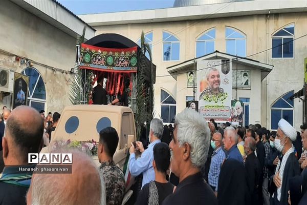 مراسم استقبال از شهید مدافع حرم «مصطفی تاش موسی» درشهرستان  عباس آباد
