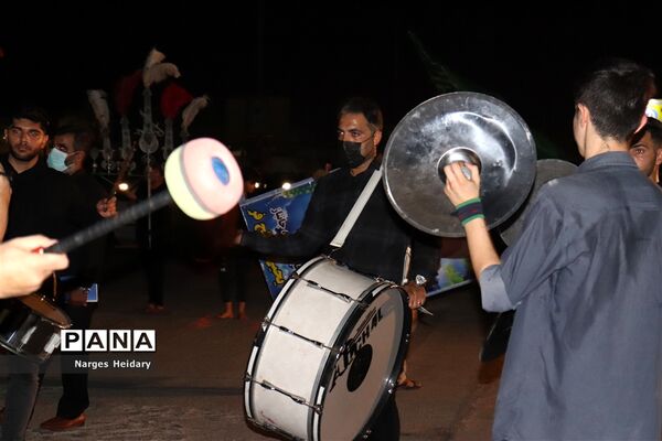 برگزاری مراسم زنجیر زنی و سنج و دمام در شهرستان امیدیه