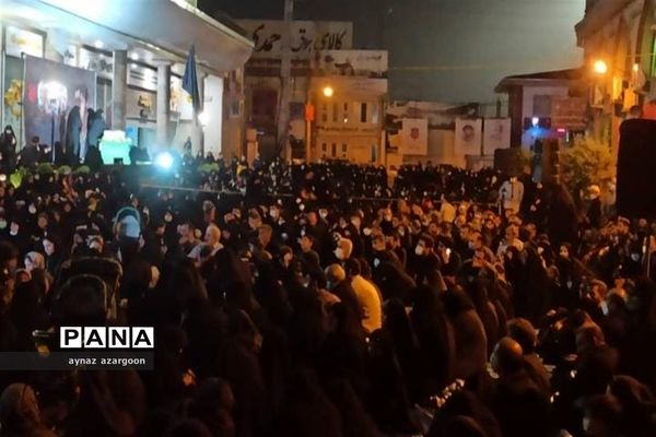 وداع با پیکر شهدای مدافع حرم در قائمشهر