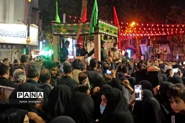 وداع با پیکر شهدای مدافع حرم در قائمشهر