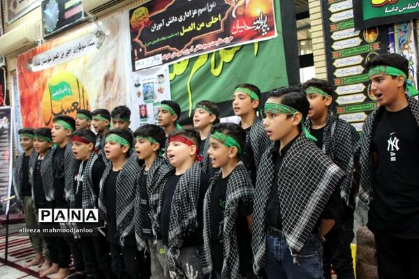 سوگواره فرزندان مکتب حضرت قاسم در گلوگاه