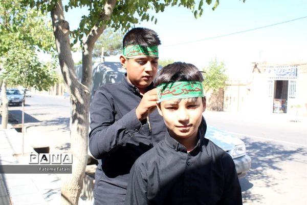 برگزاری سوگواری احلی من العسل در منطقه بام و صفی آباد