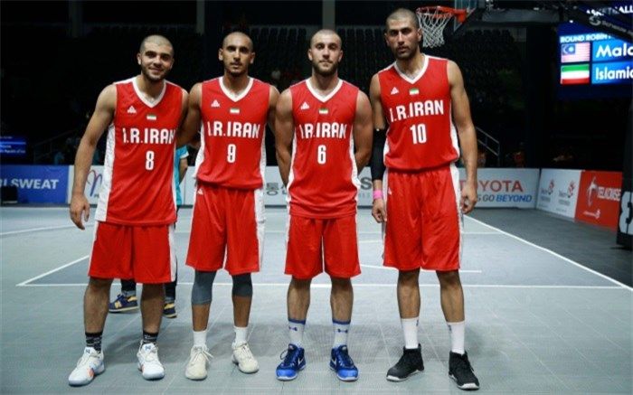 ترکیب تیم بسکتبال سه نفره مردان برای بازی‌های اسلامی مشخص شد