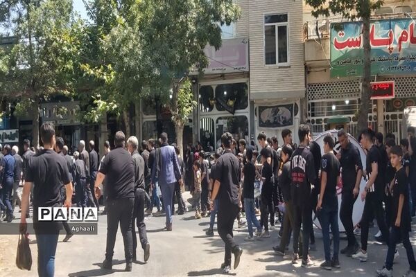 برگزاری مراسم سوگواره احلی من العسل در شهرستان نطنز