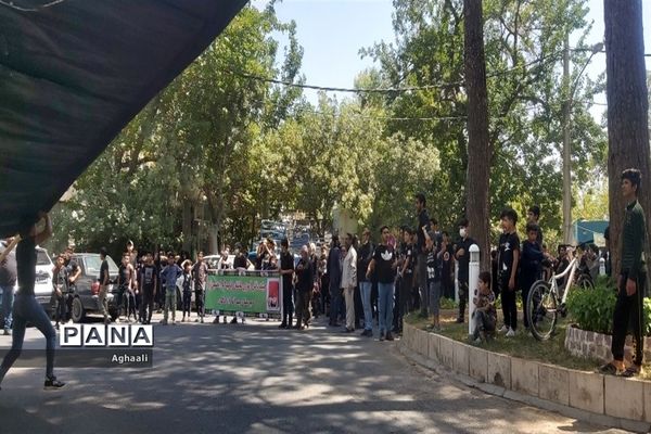 برگزاری مراسم سوگواره احلی من العسل در شهرستان نطنز