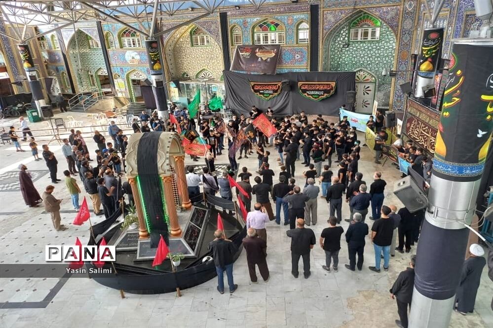 برگزاری مراسم سوگواری احلی من العسل در شهرستان بابل
