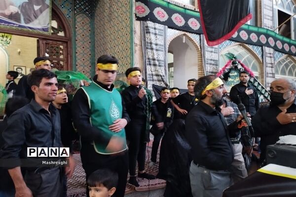 برگزاری مراسم سوگواره احلی من العسل در شهرستان کاشان