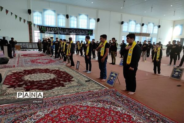 برگزاری سوگواری احلی من العسل شهرستان چرام