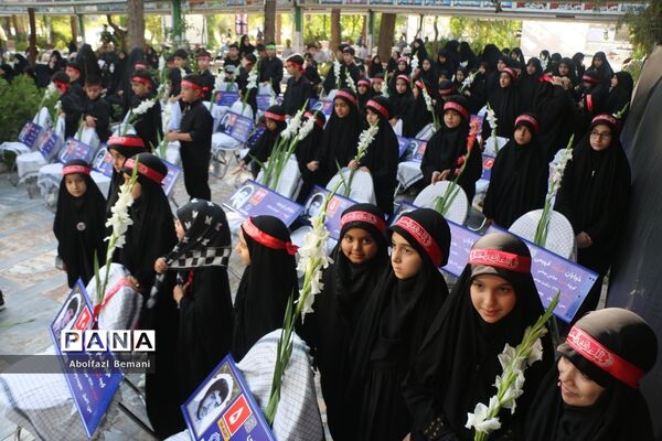 آیین آغاز نصب 222 تابلوی کوچه به نام شهدا در قم-1