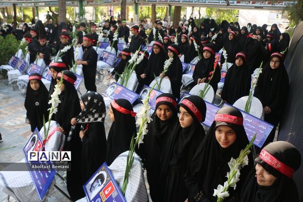 آیین آغاز نصب 222 تابلوی کوچه به نام شهدا در قم-1