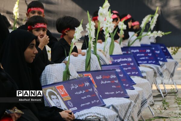 آیین آغاز نصب 222 تابلوی کوچه به نام شهدا در قم-1