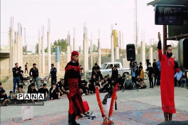 مراسم تعزیه خوانی هیات قمربنی هاشم چرمهین