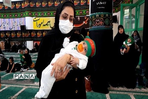 همایش شیرخوارگان حسینی  در مسجد جامع شهرستان ‌قرچک