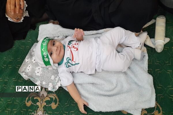 همایش شیرخوارگان حسینی  در مسجد جامع شهرستان ‌قرچک