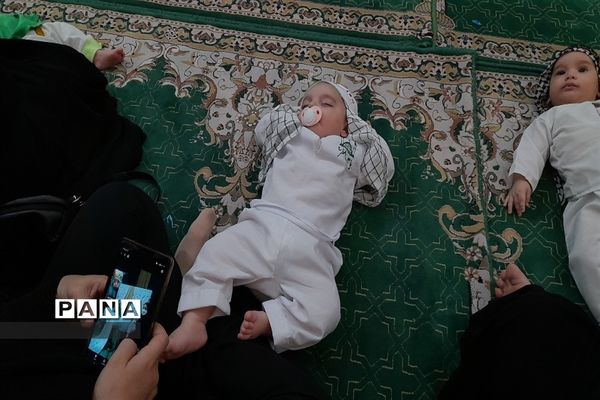 همایش شیرخوارگان حسینی  در مسجد جامع شهرستان ‌قرچک