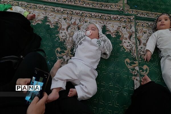 همایش شیرخوارگان حسینی  در مسجد جامع شهرستان ‌قرچک