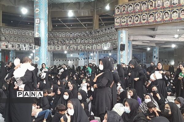 برگزاری مراسم شیرخوارگان حسینی در مصلی بزرگ شهرستان قدس