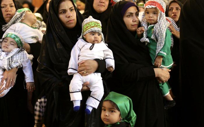 همایش بزرگ شیرخوارگان حسینی در خراسان‌شمالی برگزار شد