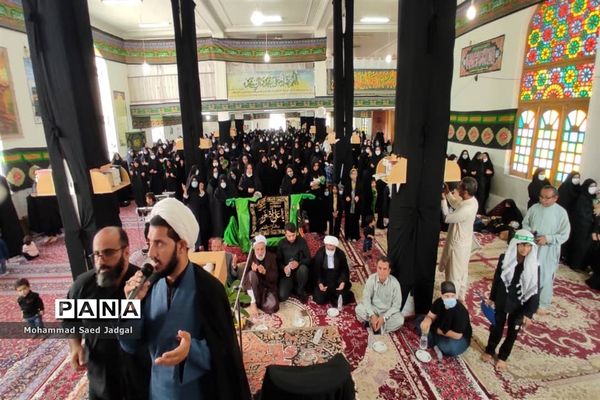 عزاداری مادران چابهاری در سوگ حضرت علی اصغر (ع)