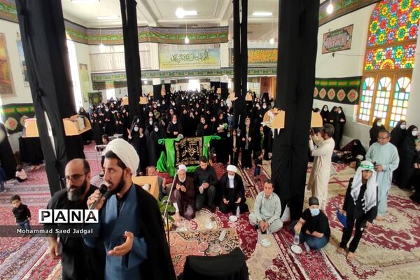عزاداری مادران چابهاری در سوگ حضرت علی اصغر (ع)