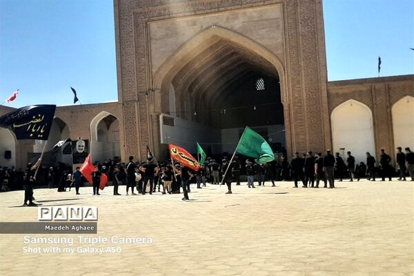 برگزاری مراسم زنجیر و سینه زنی در گناباد
