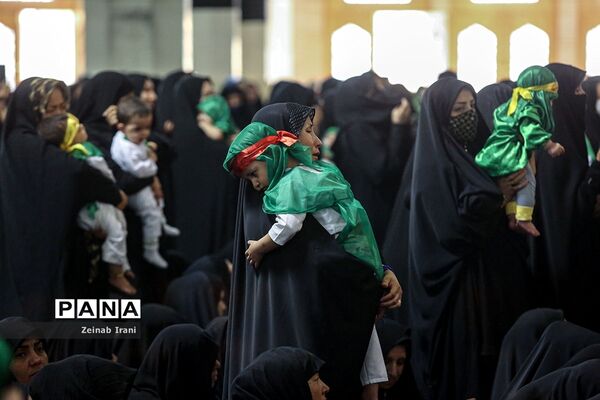 سوگواره شیرخوارگان حسینی(ع) در حرم حضرت معصومه(س)-1