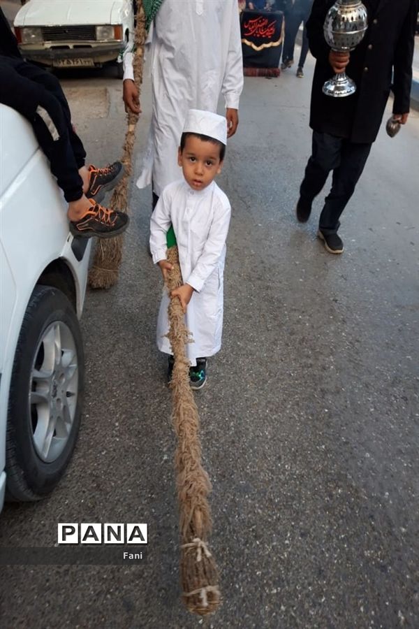 حرکت دستجات عزاداری در شهرستان فلاورجان