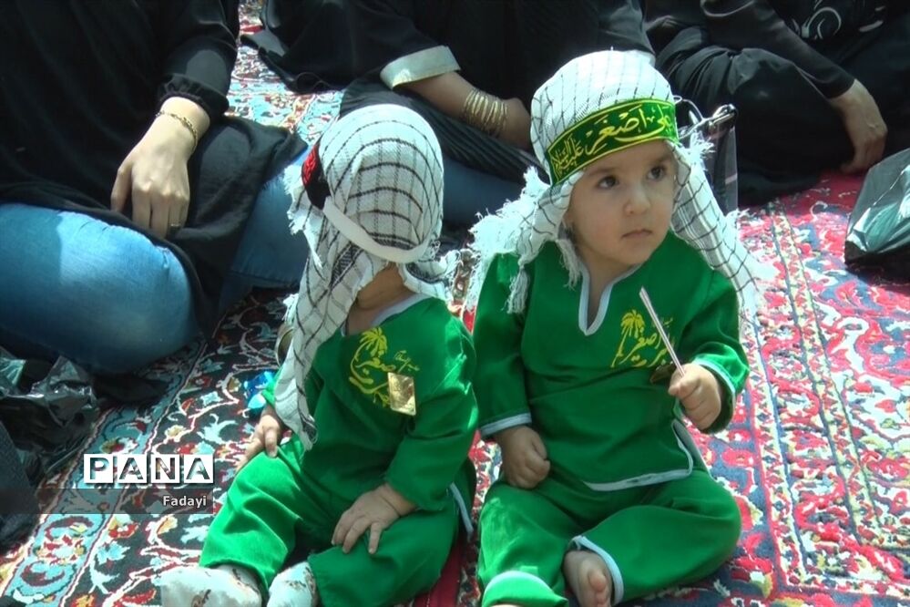 برگزاری مراسم شیرخوارگان حسینی در اردستان