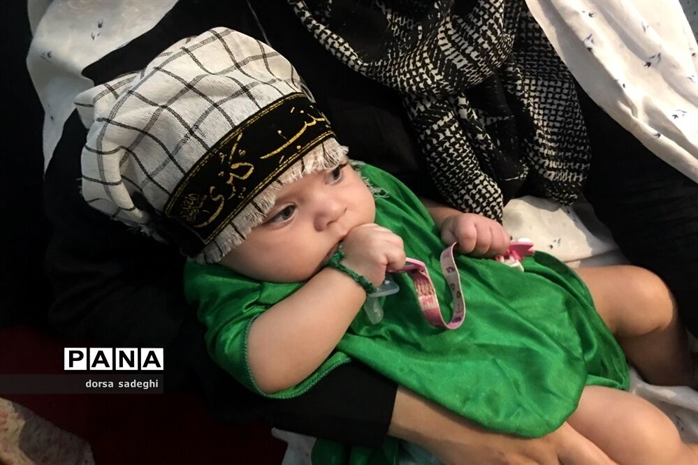 مراسم «شیرخوارگان حسینی» در امام زاده ابراهیم آمل