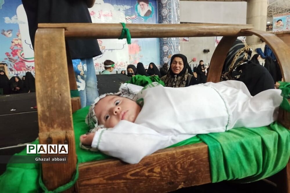 همایش شیرخوارگان حسینی با مهمانانی از جنس آسمان درمحمود آباد