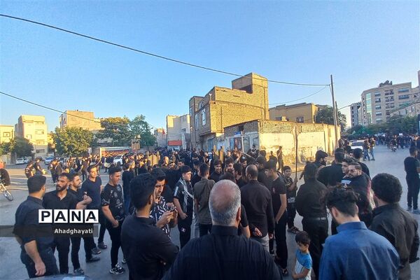 دسته‌روی عزاداران حسینی تا حرم مطهر رضوی