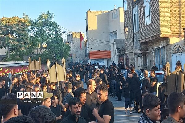 دسته‌روی عزاداران حسینی تا حرم مطهر رضوی