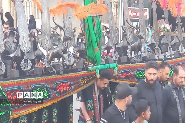 دسته‌روی عزاداران حسینی تا حرم مطهر رضوی