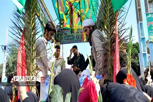 تشییع پیکر دو شهید مدافعان حرم در محمودآباد