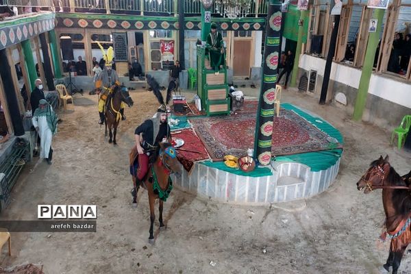 مراسم تعزیه خوانی در بلده