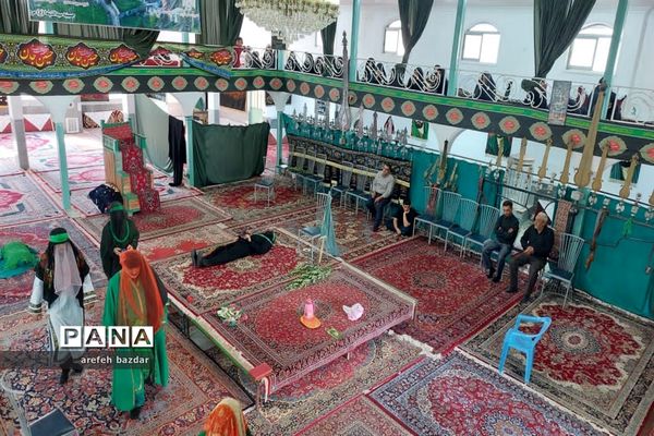 مراسم تعزیه خوانی در بلده