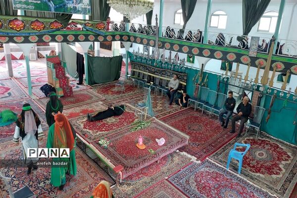 مراسم تعزیه خوانی در بلده