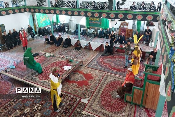 مراسم تعزیه خوانی در بلده