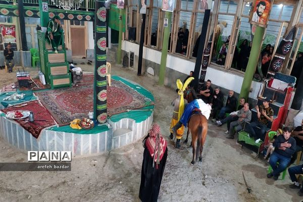 مراسم تعزیه خوانی در بلده