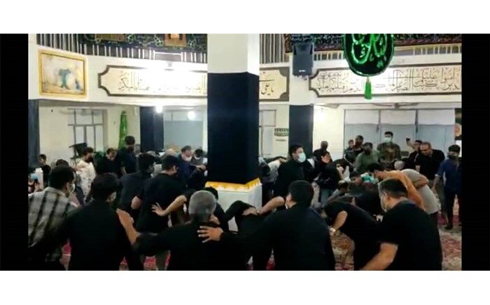 شور عزاداران حسینی در شهرستان پارسیان/فیلم