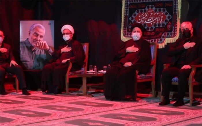 مراسم عزاداری سالار شهیدان ‌با حضور آیت‌الله رئیسی