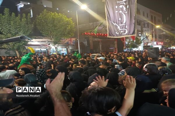 برگزاری مراسم عزاداری امام حسین(ع)در شهرستان بهارستان