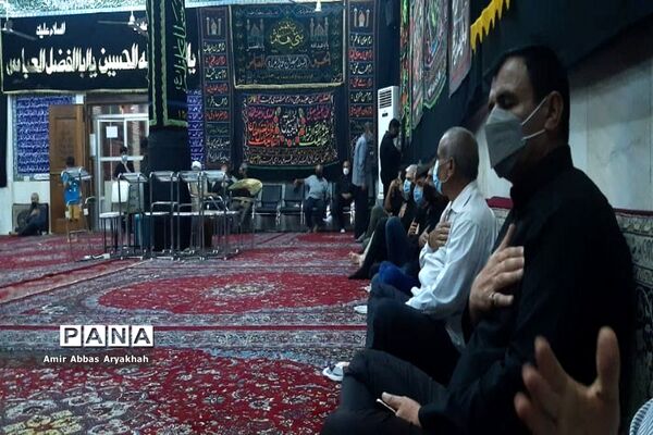 مراسم عزاداری محرم در مسجد امامزاده عبدالمهیمن بوشهر