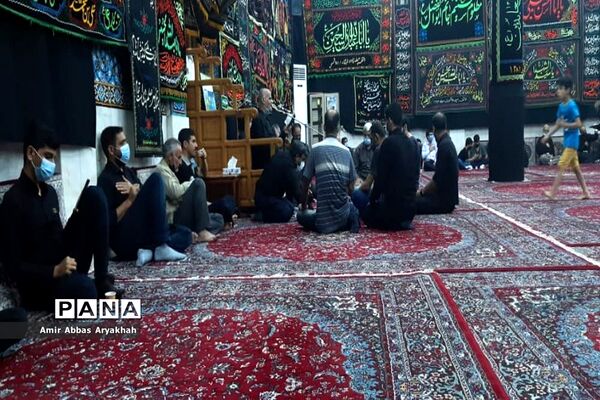 مراسم عزاداری محرم در مسجد امامزاده عبدالمهیمن بوشهر
