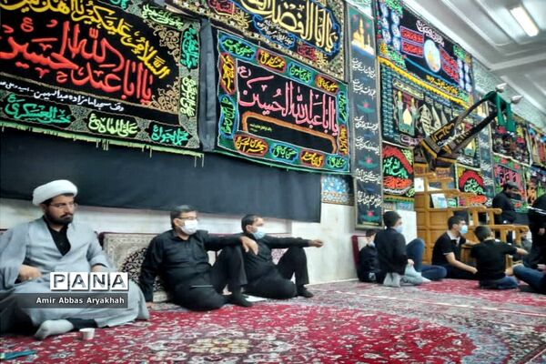 مراسم عزاداری محرم در مسجد امامزاده عبدالمهیمن بوشهر