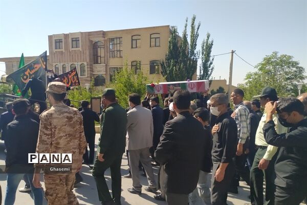 مراسم استقبال از شهید سید عبد الجبار موسوی در شهرستان سمیرم
