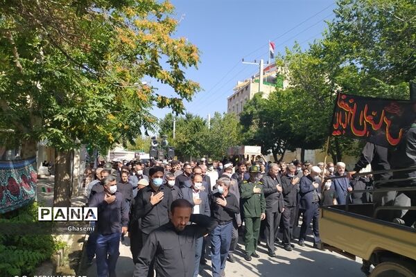 مراسم استقبال از شهید سید عبد الجبار موسوی در شهرستان سمیرم