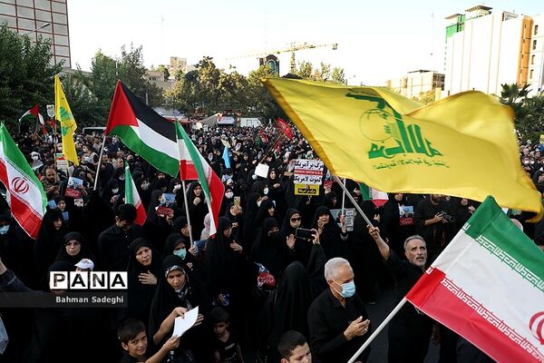 تجمع اعتراضی به جنایت‌های اخیر رژیم صهیونیستی در میدان فلسطین