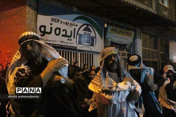 مراسم نمادین عزاداری قوم بنی اسد در گلوگاه