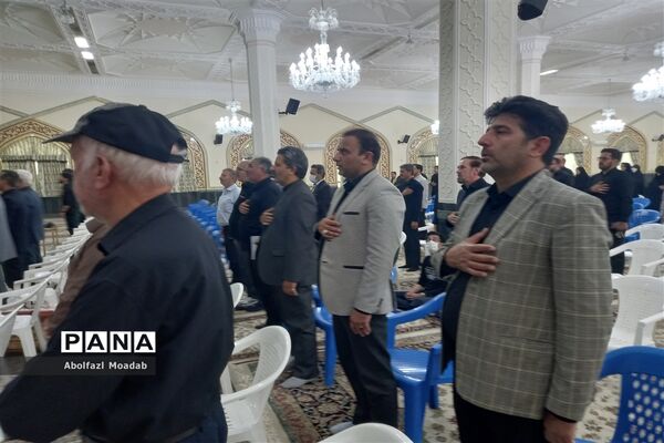 چهلمین سالگرد معلم شهید سردار یوسف براهنی‌فر در کاشمر